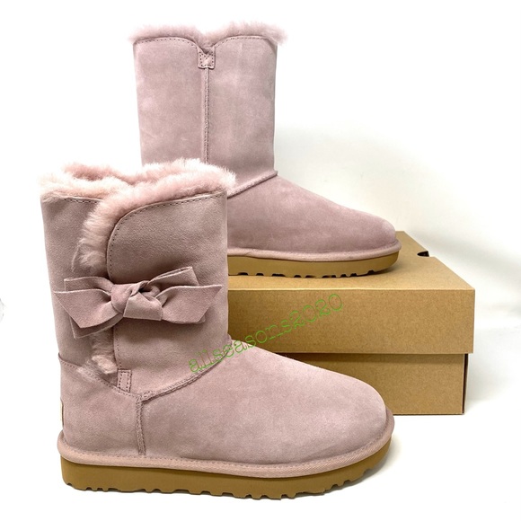 UGG Daelynn Women’s Boots Suede Light Pink - Picture 8 of 11